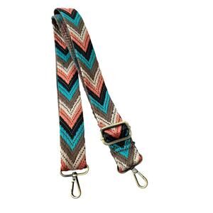 Joy Susan Chevron multi colored Purse Strap